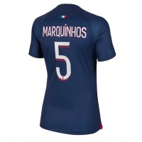 Camiseta Paris Saint-Germain Marquinhos #5 Primera Equipación para mujer 2023-24 manga corta
